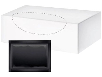 Салфетки влажные для рук и лица Pro Service, черные, в боксе, 80шт