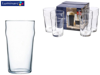 Набор стаканов для пива Luminarc Tasting Time Nonic 570мл (цена за набор 4шт) 39203