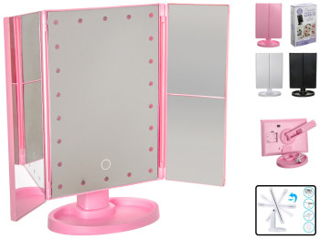 Дзеркало для макіяжу з led-підсвічуванням Magic 34,3х29см