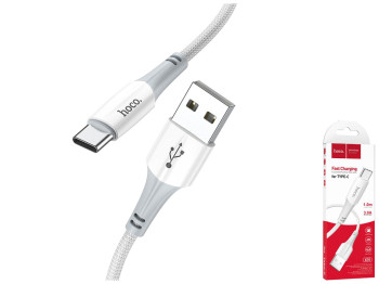 Кабель USB Hoco X70 Ferry Type-C 3A Цвет Белый
