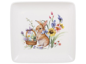 Блюдо фарфоровое Easter Melody, 15×15×1,5см