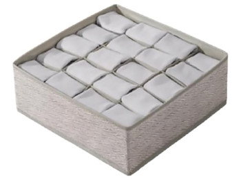 Ящик-органайзер ПВХ для хранения белья Besser Royal 20 отделений 32х32х12см 32321220