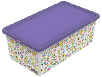 Контейнер Qutu Trend Box Vibrant, з кришкою, 5л, 8690067766722