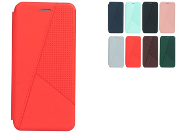 Чохол-книжка кожа Twist для Tecno Spark 7 Колір 7, Red