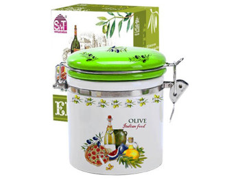 Ємність для сипучих продуктів Італійські страви 9,5х9,5х11см 750мл