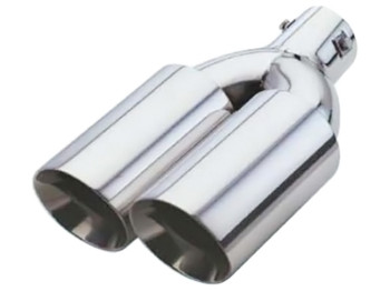 Насадка на глушник VITOL НГ-0260, вхід D64мм, довжина 305мм, 2 виходи D89мм