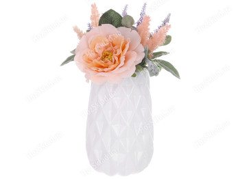 Декоративная композиция цветы в вазе, 35см