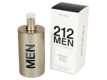 Туалетна вода (тестер, ориг.) чоловіча Carolina Herrera "212 MEN" Eau De Toilette 100мл 341605