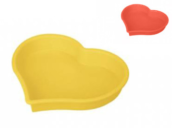 Форма в виде сердца силиконовая 24см 11188