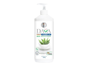 Засіб для миття посуду Dava Balance Eco Dishwasher з алое екстрактом, 1л