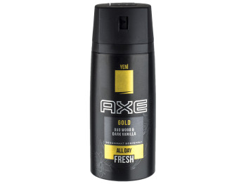 Дезодорант-антиперспірант аерозоль для чоловіків Axe "Gold" 150мл