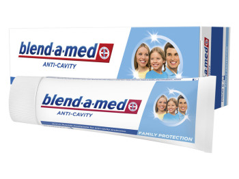 Паста зубна Blend-a-med Anti-Cavity Захист для всієї родини, з фтором, захист від карієсу,75мл