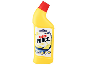 Средство для чистки туалетов General Fresh Action Force Лимон 1л