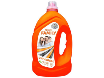 Гель для прання For My Family Universal, універсальний, безфосфатний, 100 циклів, 4кг