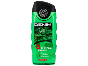 Чоловічий гель для душу Denim Wild Triple Energy, 250мол