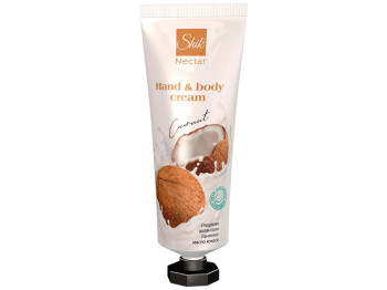 Крем для рук та тіла Shik Nectar Coconut, кокосова олія, пантенол, 75мл
