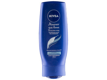 Бальзам-догляд Nivea молочко для волосся нормальної товщини, сухого і пошкодженого 200мл