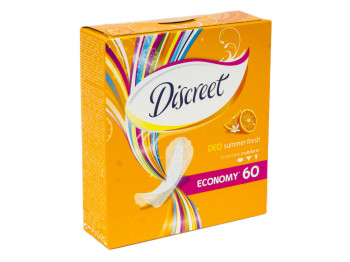 Прокладки ежедневные Discreet "Deo Summer Fresh Multiform" (цена за уп. 60шт)