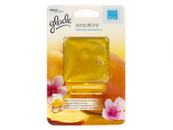 Аромаблок для освежителя в ванную Glade Sensations "Фруктовая фантазия"