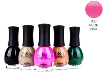 Лак для ногтей P.N.L №088 NEON PINK 15мл
