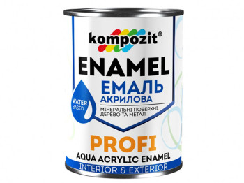 Емаль акрилова PROFI Червона/глянцева/0,3л