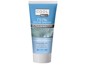 Гель после бритья Cool Men Ultrasensitive антистресс, для чувствительной кожи 50мл