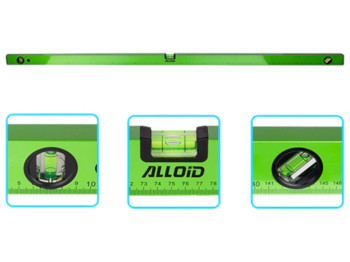 Рівень будівельний Alloid 150 см, 3 капсули