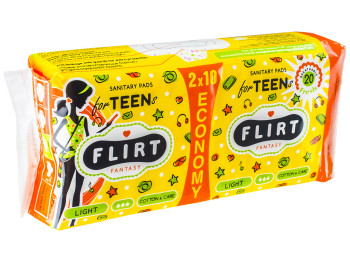 Прокладки Fantasy Flirt Teen "Ultra light cotton care" для крит. дней 3капл (цена за уп 20шт) WKL23G