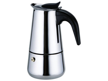 Кофеварка гейзерная Ofenbach 300мл, 6 порций из нержавеющей стали