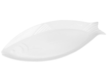 Блюдо овальное керамическое Хорека "Рыбка" 41x19см