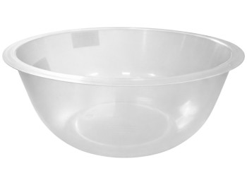 Миска кухонна Консенсус, пластик, 4л, 27,5×14,5см, колір прозорий