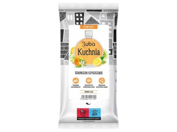 Салфетки влажные для уборки кухни Luba Comfort, парфюмированные, аромат цитрус, 32шт