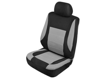 Набор чехлов VSC-191056P-11 "Polyester" полный комплект (цена за набор 11шт) черно-серый
