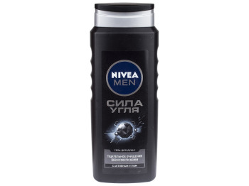 Гель для душу Nivea men "Сила вугілля" для чоловіків 500мл