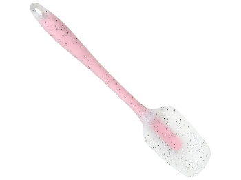 Лопатка силикон Clear glitter, 28см