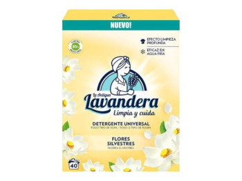Порошок пральний Lavandera universal, 2.2 кг, 40 прань без фосфатів, для всіх тканин.