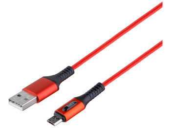 Кабель USB Hoco U79 Admirable Micro 2.4A Цвет Красный