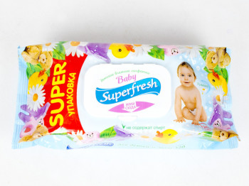 Вологі серветки дитячі Superfresh "Ромашка" 120шт