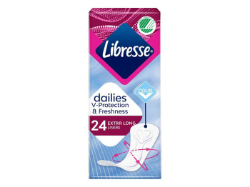 Прокладки щоденні Libresse Dailies Fresh Extra Long, 24шт