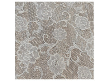 Клейонка ПВХ LACE, біла, 1,37x20м (ціна за рулон)