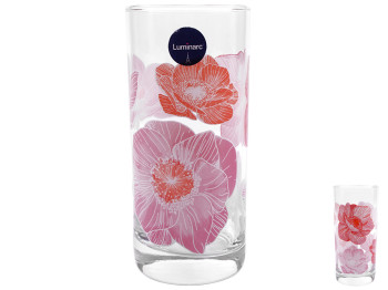 Склянка висока Luminarc Anabella Pink, 6,2х6,2х13,5см