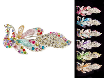 Заколка-автомат Птица