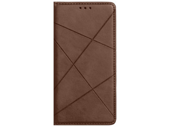 Чохол-книжка Business Leather для Samsung A21s Колір Коричневий