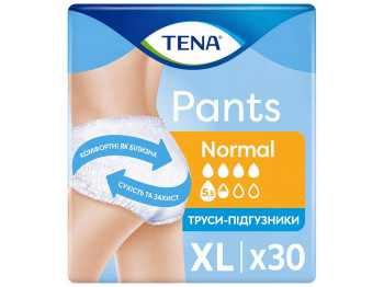 Підгузки-трусики Tena Pants Normal XL, поглинання 5,5 краплі (30 шт)