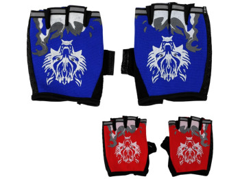 Рукавички для велосипеда, поліестер, 14×8см (ціна за 1 пару)