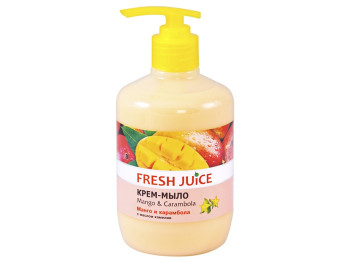 Крем-мыло жидкое Fresh Juice "Mango & Carambola" манго и карамбола 460мл