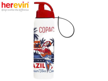 Пляшка для води Herevin Brazil для спорта, пластиковая 500мл 78437