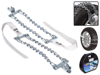 Цепи на колеса MODEL 3 размер NLE-18 в пластиковом боксе (цена за набор 4шт)