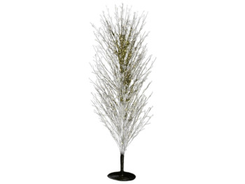 Светодиодное дерево (2000 мини-LED, цвет лампочек - тёплый белый), 180см, цвет - черный