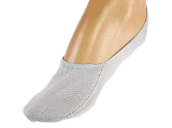 Носки-следы мужские тонкие без голени 750, р.25 (39-40р.) (цвет светло-серый) Дюна